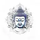 Buddha tattoo design idea