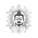 Buddha tattoo design idea