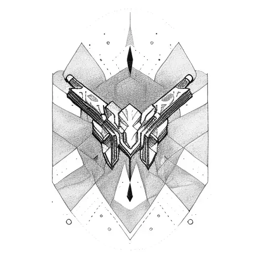 Destiny Video Game forearm tattoo design idea