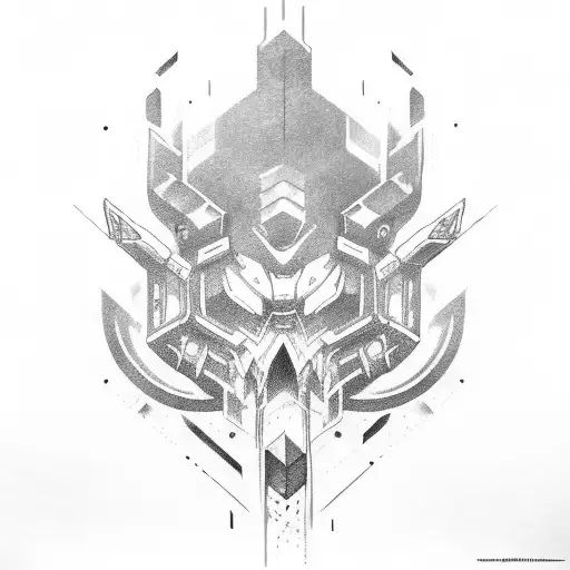 Destiny Video Game forearm tattoo design idea