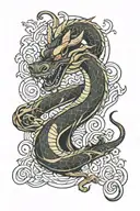 Mushu from Mulan tattoo design idea