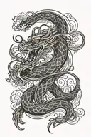 Mushu from Mulan tattoo design idea