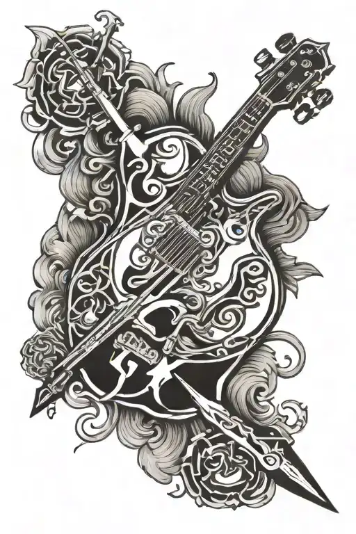 foo fighters tattoo design idea