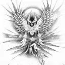 tengu tattoo design idea