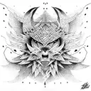 tengu tattoo design idea