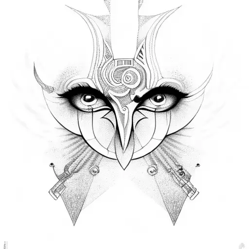 Eye of Horus tattoo design idea