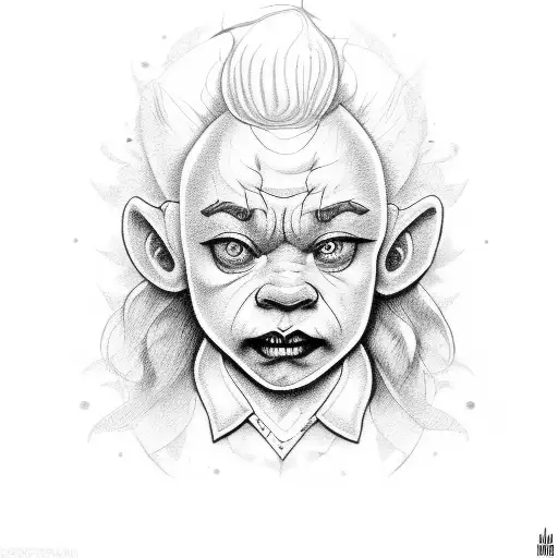 albino dwarf tattoo tattoo design idea