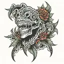 bite mark tattoo tattoo design idea