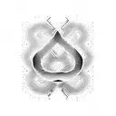 A dotwork tattoo of the letter 'I' transformed into a sleek and futuristic Subaru car tattoo design idea