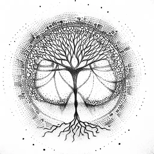 Tree of Life tattoo design idea