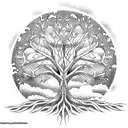 Tree of Life tattoo design idea