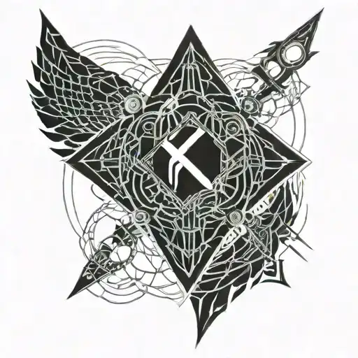 berserk curse mark tattoo design idea