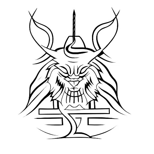 wiking protection sigil tattoo design idea