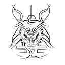 wiking protection sigil tattoo design idea
