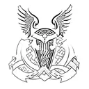 wiking protection sigil tattoo design idea