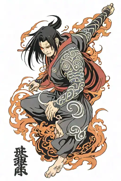 Itachi's Susanoo tattoo design idea