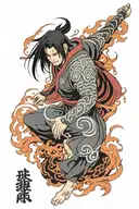 Itachi's Susanoo tattoo design idea