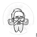 max stirner engels drawing tattoo design idea