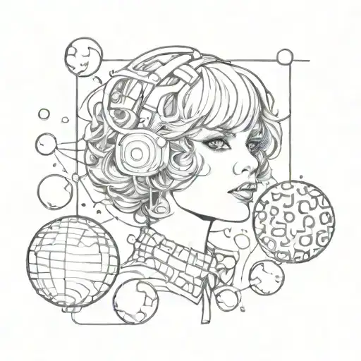 taylor swifts songs: mirrorball, clara bow, suburban legends and new years day tattoo design idea