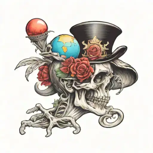 friend passed away tattoo design idea