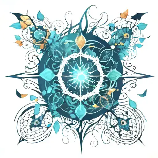 Nature tattoo design idea