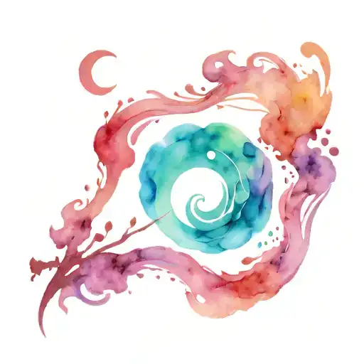 semi colon incorporated tattoo design idea