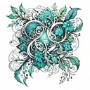 Nature tattoo design idea