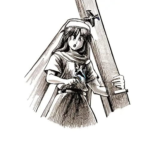 jesus on the cross tattoo design idea