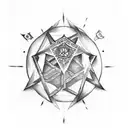 Seal of solomon tattoo design idea