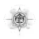 Seal of solomon tattoo design idea
