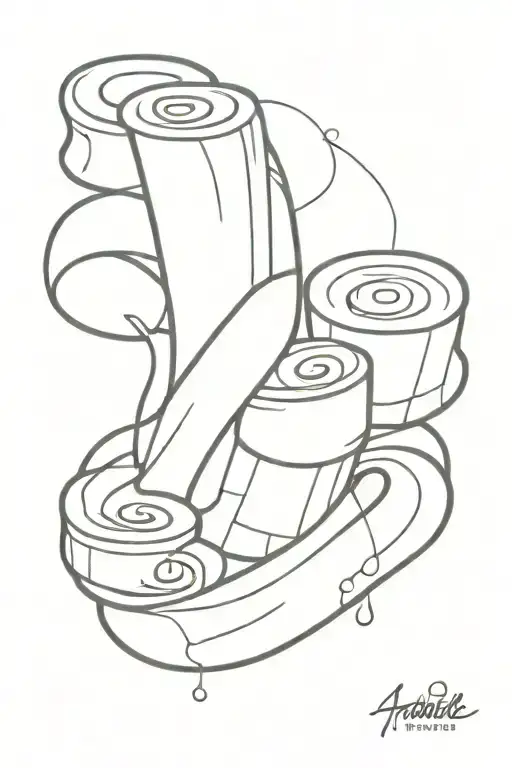 jelly roll inspired tattoo  tattoo design idea
