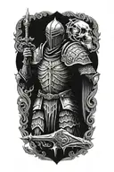 dark souls boss tattoo design idea