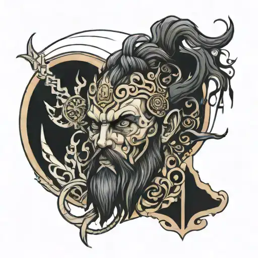 fear god tattoo design idea