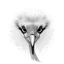 ostrich  tattoo design idea