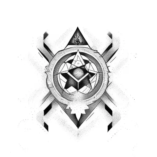 full sleeve alchemy symbolism tatto tattoo design idea