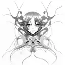 compilado anime elfen lied tattoo design idea