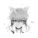 compilado anime elfen lied tattoo design idea