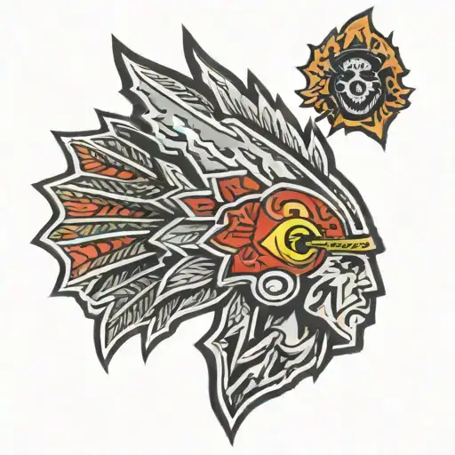 kc chiefs arrowhead  tattoo design idea
