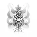 hyacinth tattoo design idea