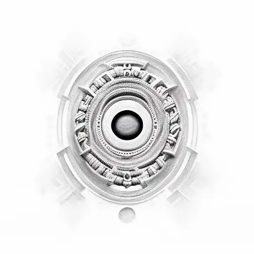 endless knot tattoo design idea