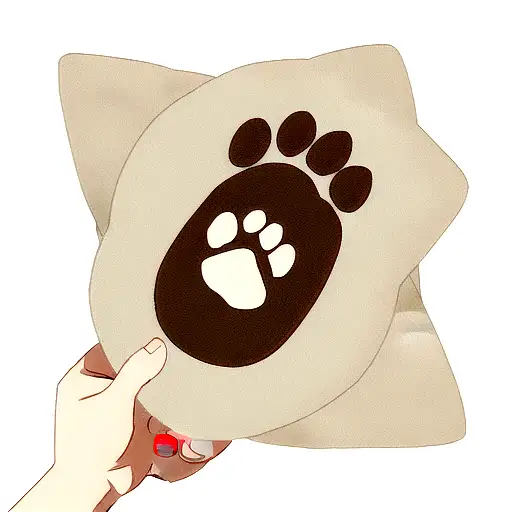 bear paw print tattoo design idea
