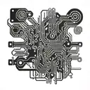 A stylized circuit board pattern with hidden messages or names of loved ones, blending the worlds of technology and family tattoo design idea