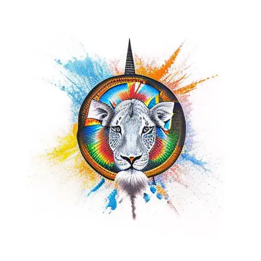 safari sunset africa half sleeve tattoo design idea