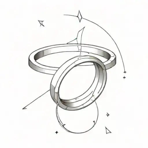 Wedding Rings Reincarnation Racing Car hospital bed Rain: tattoo design idea