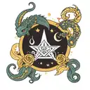 Ophiuchus tattoo design idea