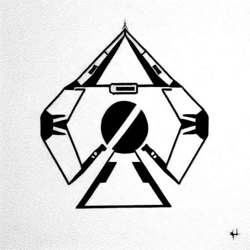 X-wing Starwars tattoo design idea