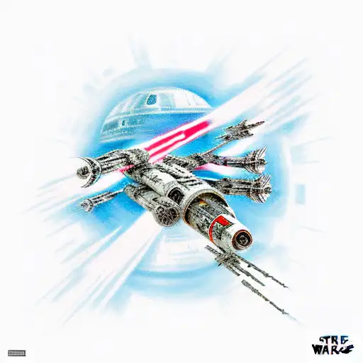 X-wing Star Wars tattoo design idea