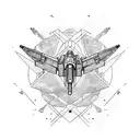 X-wing  tattoo design idea