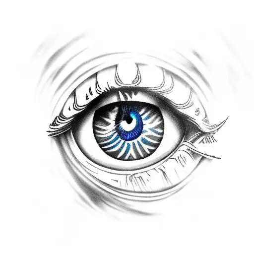 Eye of Skadi Dota 2 tattoo design idea