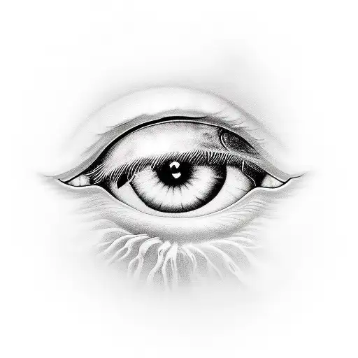 Eye of Skadi tattoo design idea